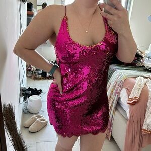 Intimately Free People sequin color changing mini dress